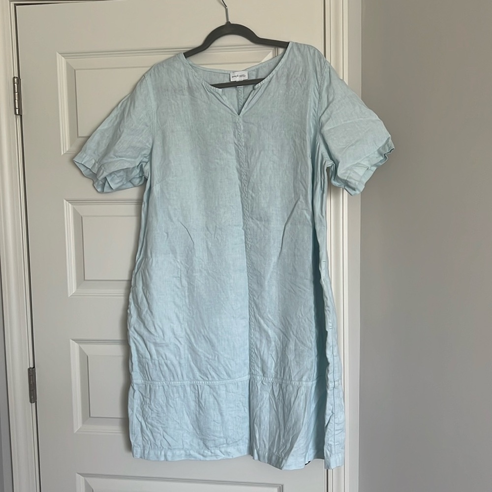 J Jill linen shift dress